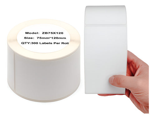 Etiquetas Térmicas Autoadhesivas 120x75 Mm 300 Etiquetas