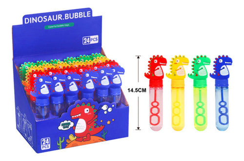 Pack 24 Mini Burbujas Dinosaurio Cumpleaños Niños