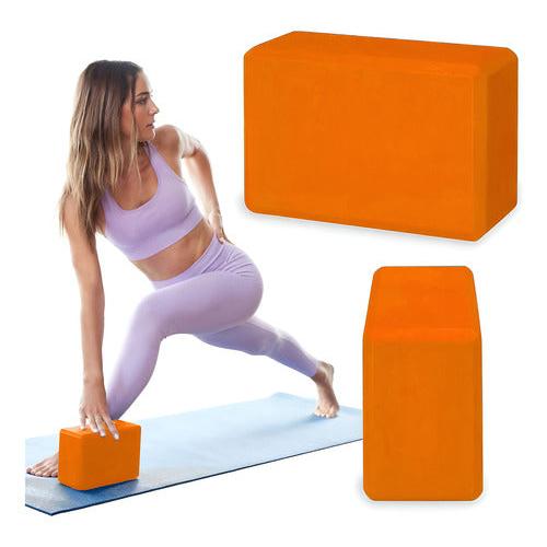Ladrillo Bloque Yoga Goma Eva Pilates Fitness Colores
