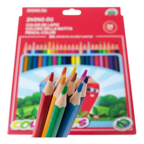 Lapices De 24 Colores Hexagonales