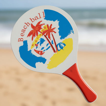 Set Paletas De Playa Madera Raqueta Paletas Playeras Diseños