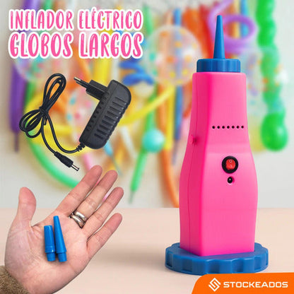 Inflador Eléctrico Para Globos Largos Decoración