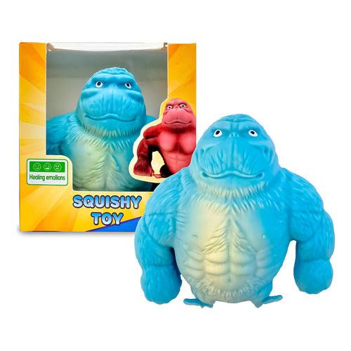 Squishy Juguete Antiestrés Gorila Colores Tiktok 12cm