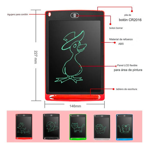 Pizarra Infantil Magica Tablet Dibujo Lcd 10 Pulgadas Niños