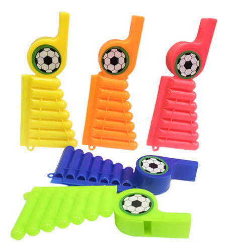 Pack 20 Silbato Armónica Juguete Piñata Sorpresas Cumpleaños