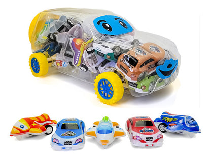 Pack 16 Autitos Y Aviones A Fricción Juguetes Niños