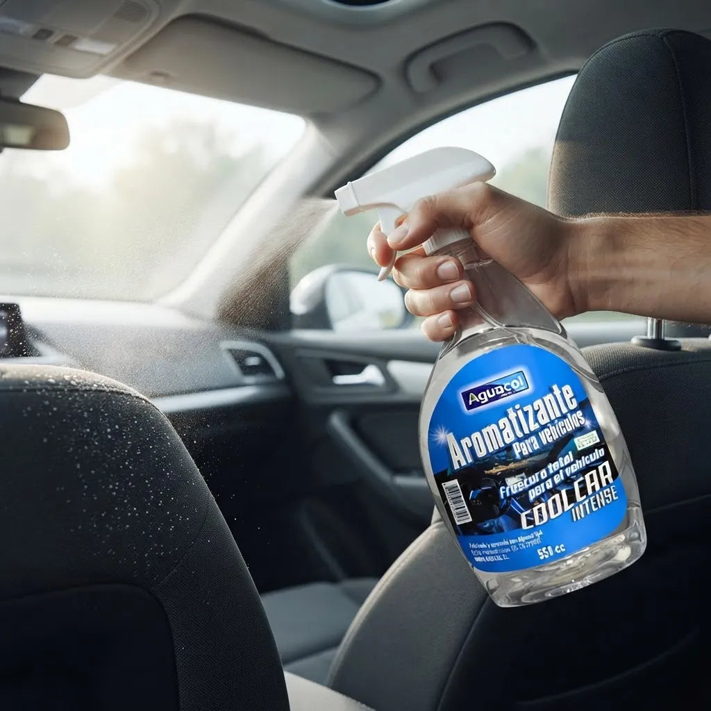 Aromatizante De Auto Ambientes Aguacol Cool Car Intense Azul Cool Car Intense