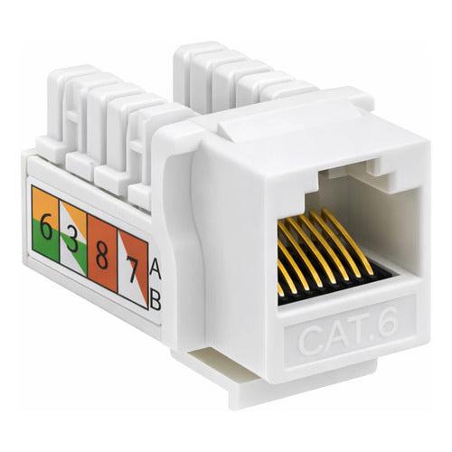 Modulo Rj45 Cat6 De Red Jack Keystone