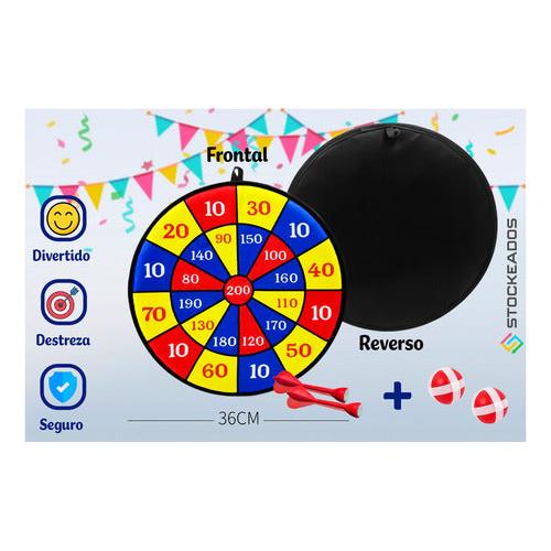 Juego Tiro Al Blanco Infantil Tablero De Dardos 36x36cm