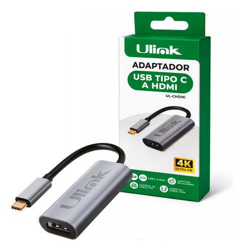 Adaptador Usb-c Tipo C A Hdmi Compatible Con Mac / Notebook