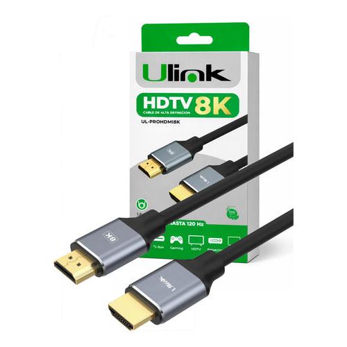 Cable Hdmi A Hdmi 8k 1,8 Metros Ulink Cable Alta Definición