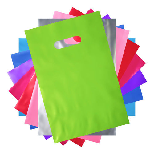 Bolsa Boutique Plástica 20x30 Variedad de Colores 50 Unidades