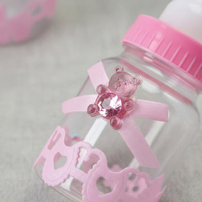 Pack 12 Mamaderas Baby Shower Recuerdos Niña
