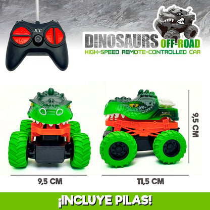 Auto Dinosaurio Control Remoto - Incluye Pilas