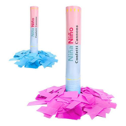 Cañón Tubo Challa Revelación De Género 30cm Papelillos