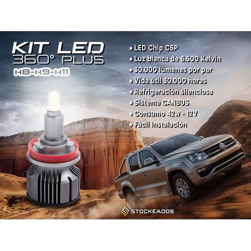 Kit Turbo Led Para Foco Lupa 360 Canbus H1 H4 H7 H11 9005/6