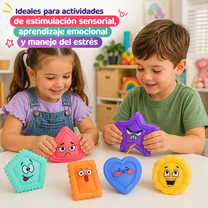 Piedras Sensoriales Figuras Texturas Antiestrés Emociones