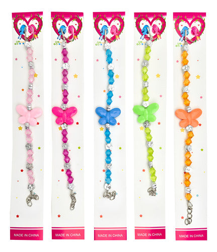 Pack 20 Pulseras Niñas Juguetes De Sorpresa Cumpleaños