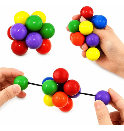 Juguete Molecula Sensorial Niños Fidget Toys Tdah 13 Bolitas Surtido
