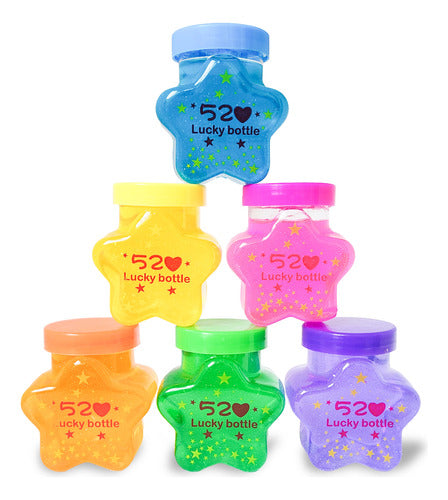 Pack 24 Slime Diseño Estrella Colores Surtidos Juguete Niños