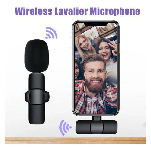 Micrófono Lavalier Solapa Inalámbrico Tipo C Para Celular