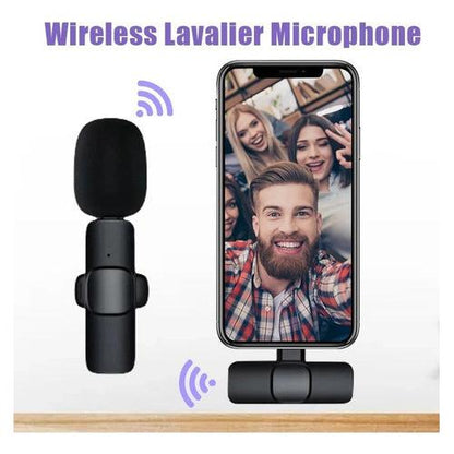 Micrófono Lavalier Solapa Inalámbrico Tipo C Para Celular