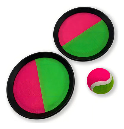 Juego De Pelota Con Raquetas De Velcro Para Niños