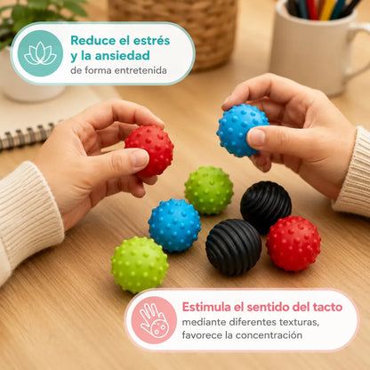 Bolas Sensoriales Magneticas De Silicona Antiestres Juguete Surtido