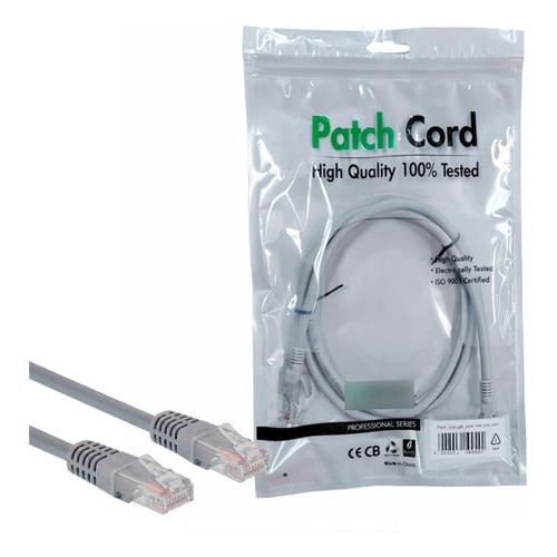 Patch Cord Cat6 3 Mts Gris