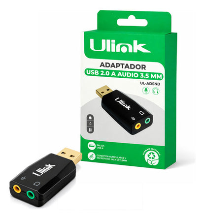 Adaptador Usb A Audio Adaptador De Audífonos Y Microfono