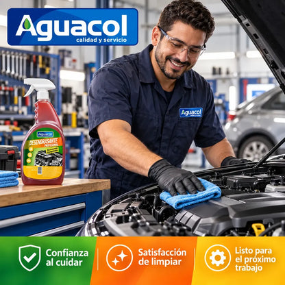 Desengrasante Motor Profesional Aguacol 1 Litro con Gatillo