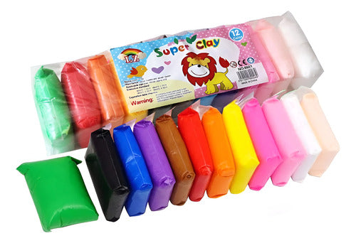 Arcillas Masas Mágicas 12 Colores + Herramientas Moldeado