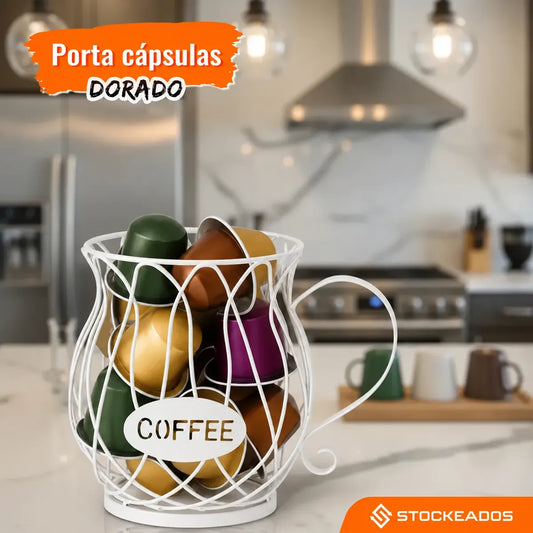 Organizador Porta Cápsulas De Café Multiuso Blanco