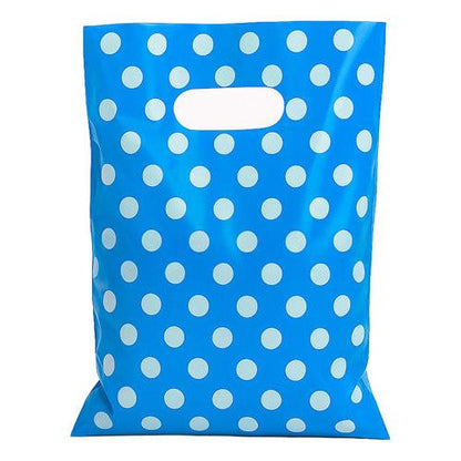 Pack 50 Bolsas Con Lunares Para Cumpleaños 20x30 Cm