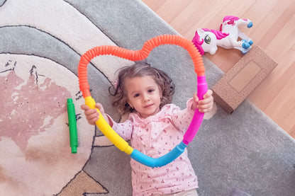 Pack 10 Tubos Pop It Juguete Sensorial Antiestrés Cumpleaños