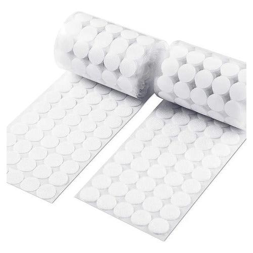 Velcros Autoadhesivos Circulares 15mm 100 Pares Manualidades