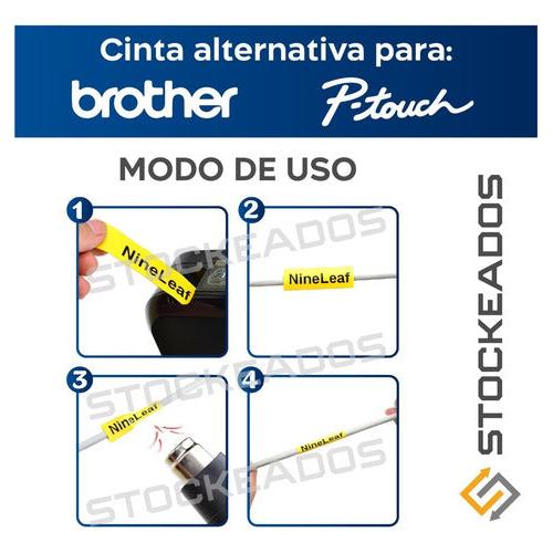 Cinta Termocontraible Alternativa Brother Hse-611 6mm Amarilla