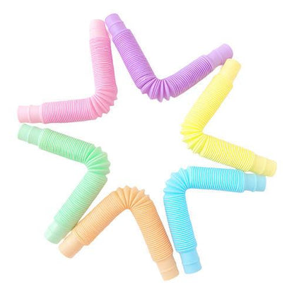 Pack 12 Tubos Pop It Sensoriales Antiestrés – Juguete para Cumpleaños