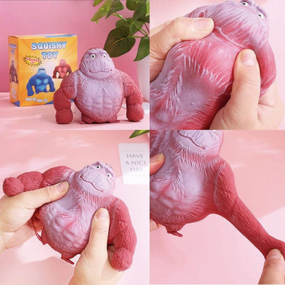 Squishy Juguete Antiestrés Gorila Colores Tiktok 12cm