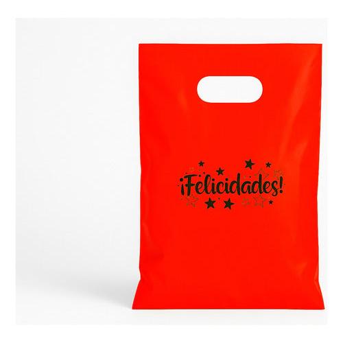 Pack 50 Bolsas De Cumpleaños Felicidades 20x30 Cm