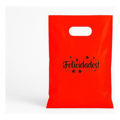 Pack 50 Bolsas De Cumpleaños Felicidades 20x30 Cm