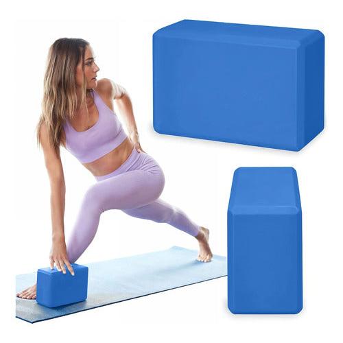 Ladrillo Bloque Yoga Goma Eva Pilates Fitness Colores