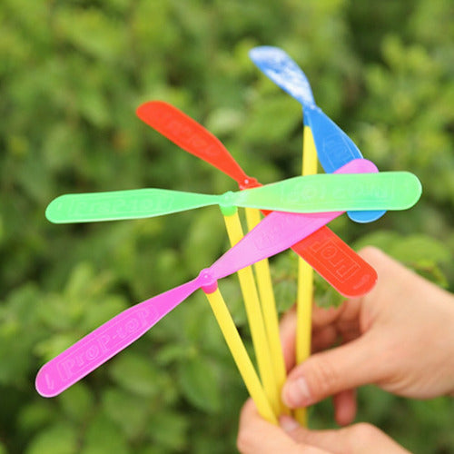 Pack 40 Hélices Volador Libelula Sorpresa Cumpleaños