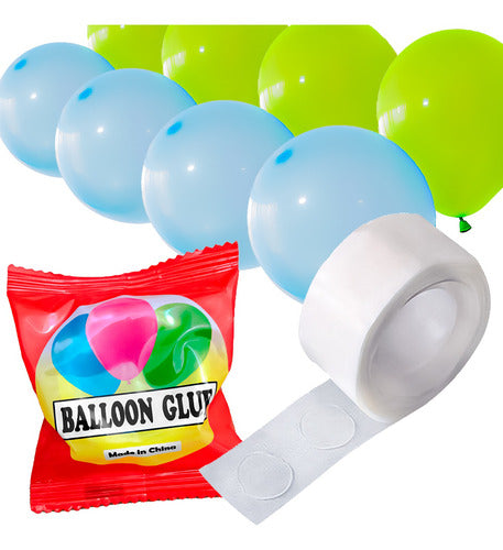 Pegamento Para Globos Gota De Silicona 1000 Unidades
