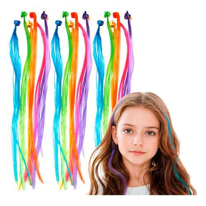 Pack 15 Mechas de Colores para Niñas – Sorpresas de Cumpleaños