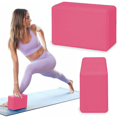 Ladrillo Bloque Yoga Goma Eva Pilates Fitness Colores