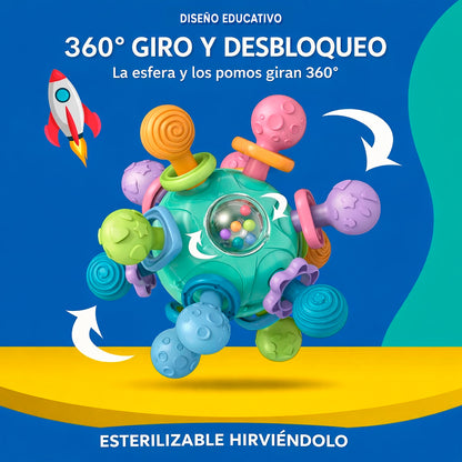 Juguete Sonajero Sensorial Para Guagua Bebe Montessori