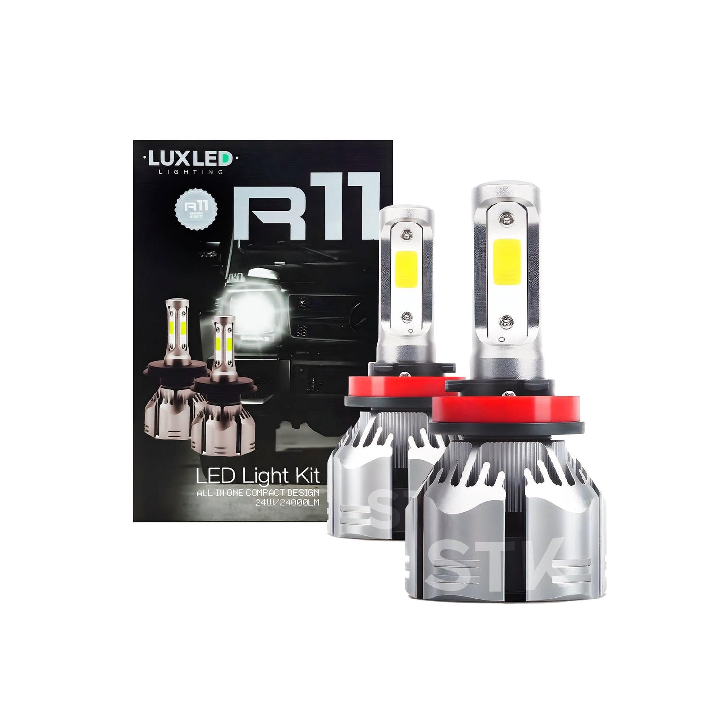 Kit Turbo Led R11 H1 H3 H4 H7 H11 H13 H27 9005 9006 24000lm