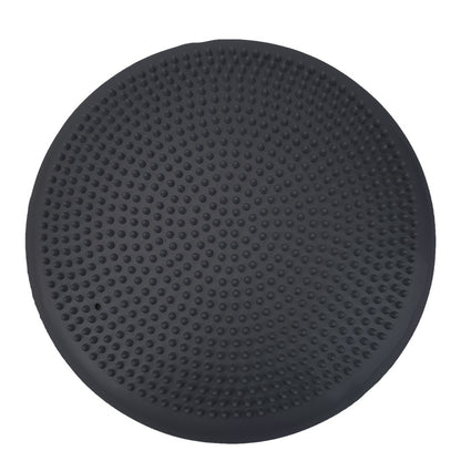 Cojin Yoga Sensorial Propioceptivo Tea Color Negro + Inflador