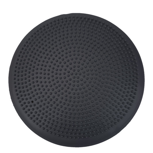 Cojin Yoga Sensorial Propioceptivo Tea Color Negro + Inflador